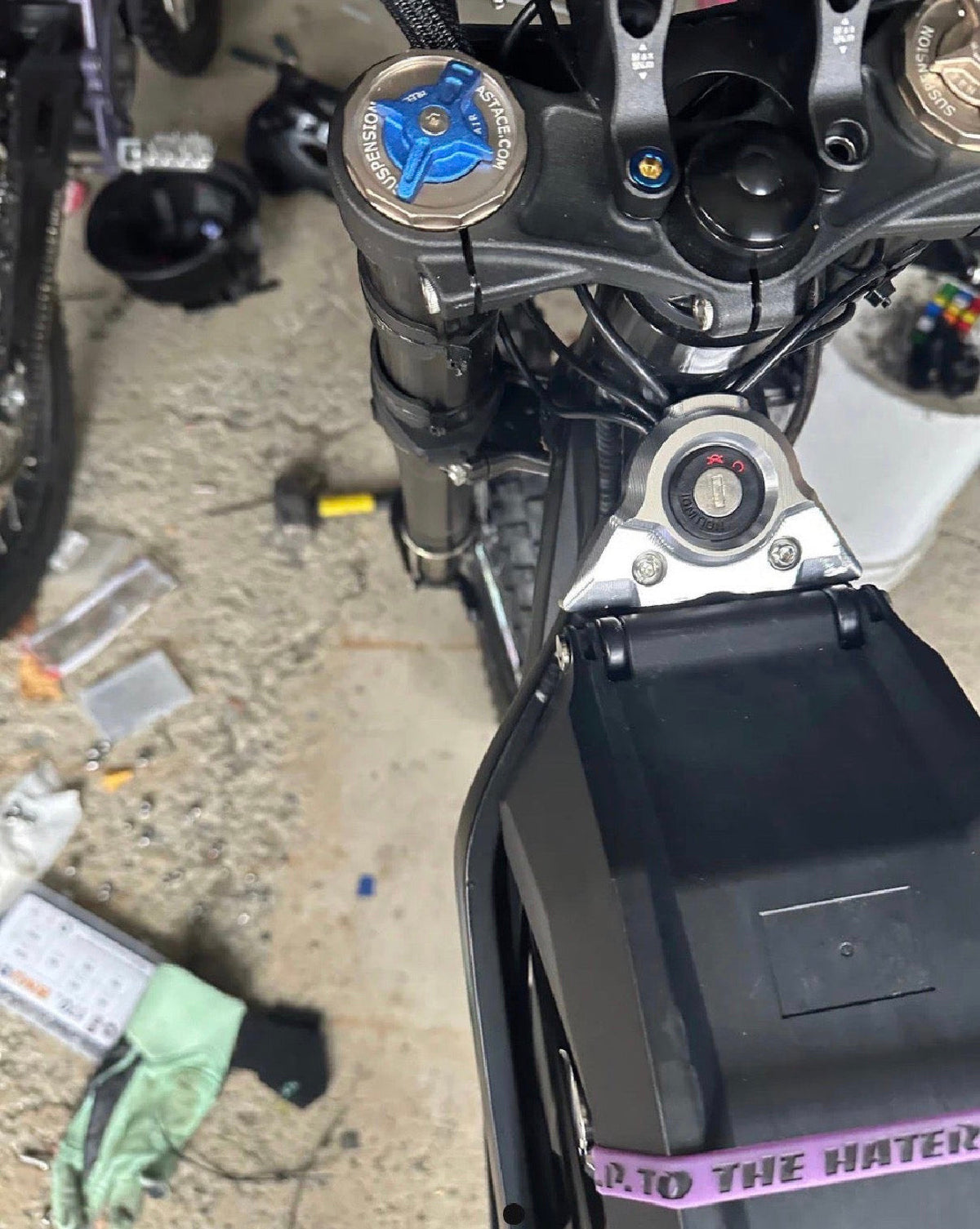 Chrome 79Bike Ignition Covers