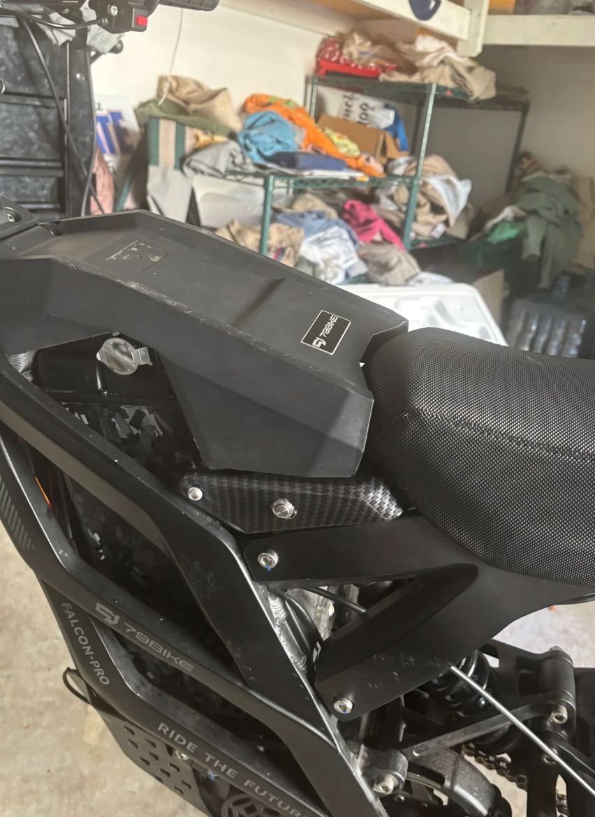 Carbon Fiber Battery Under Peice